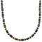 Southwest Unakite Sterling Silver Bead Necklace KX121082